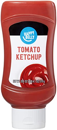 0842379198243 - AMAZON BRAND - HAPPY BELLY KETCHUP, 20.1 OUNCE