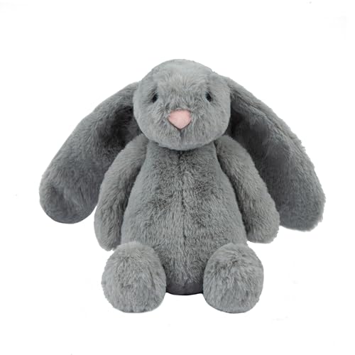 0842637126063 - BEST PET SUPPLIES INTERACTIVE BUNNY BUDDY DOG TOY WITH CRINKLE AND SQUEAKY ENRICHMENT FOR SMALL AND MEDIUM BREED PUPPIES OR DOGS, CUTE AND PLUSH - BUNNY (GRAY)