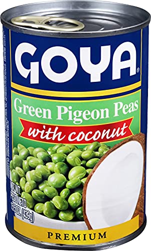 8426967020059 - GOYA FOODS GREEN PIGEON PEAS WITH COCONUT, 15.5 OUNCE (PACK OF 24),