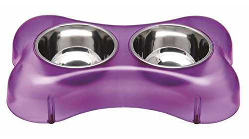 0842982076471 - LOVING PETS OSSO DINER BOWL, PURPLE, SMALL