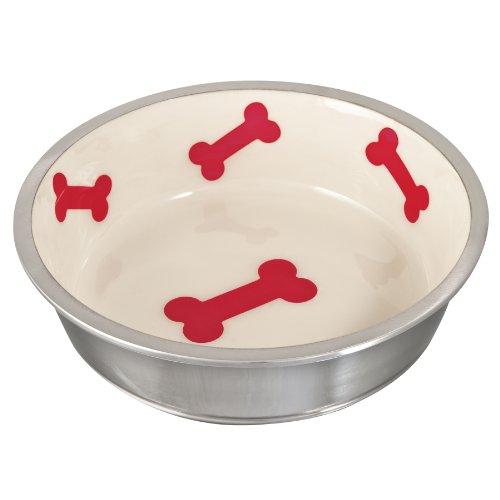 0842982079731 - LOVING PETS ROBUSTO BOWL FOR DOGS, LARGE, IVORY