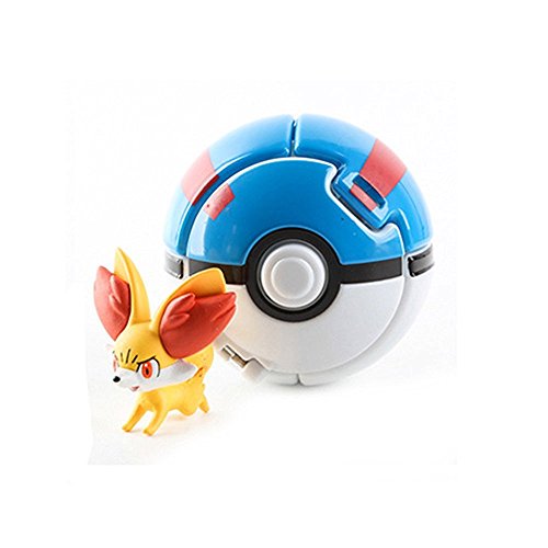 0000843095485 - BY NISHMIAK HOT PRODUCT - 1 PCS AUTOMATICALLY THROW BALLS + 1 PCS RANDOM MINIATURE FIGURES CREATIVE ACTION TOY FOR ANIME AND GAME FANS