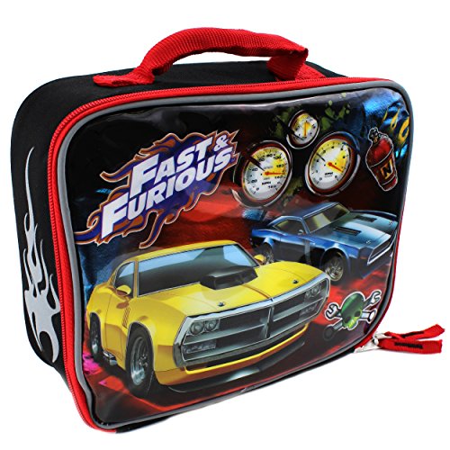 0843340133423 - FAST AND FURIOUS SOFT LUNCH BOX (FAST BLACK)