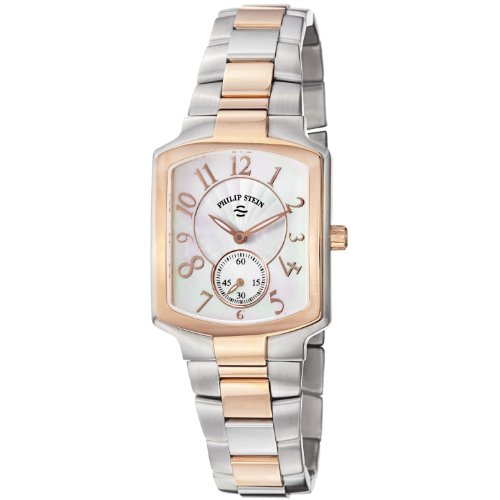 0843342048664 - PHILIP STEIN WOMEN'S 21TRG-FW-SSTRG CLASSIC TWO-TONE ROSE GOLD PLATED TWO-TONE ROSE GOLD BRACELET WATCH