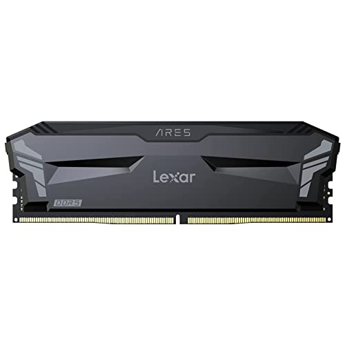 0843367127917 - LEXAR ARES 32GB KIT (16GBX2), DDR5 5200 MHZ OC DRAM DESKTOP MEMORY FOR GAMING, GRAY (LD5CU016G-R5200GD2A)