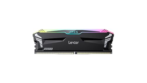 0843367131587 - LEXAR ARES RGB 32GB (2X16GB) DDR5 RAM 6400MT/S CL32 DESKTOP MEMORY - INTEL XMP 3.0 (BLACK) LD5EU016G-R6400GDLA