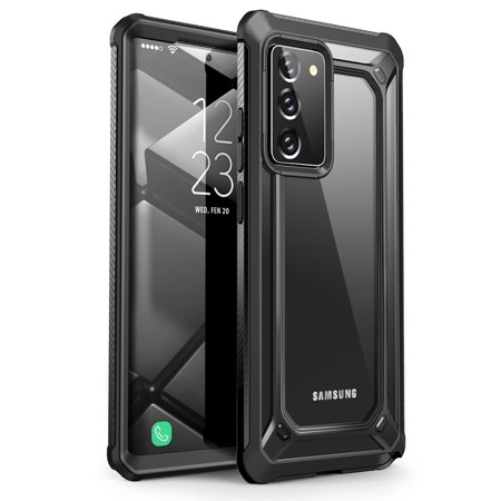 0843439132399 - SUPCASE UNICORN BEETLE EXO SERIES CASE FOR GALAXY NOTE 20 (2020 RELEASE), PREMIUM HYBRID PROTECTIVE CLEAR BUMPER CASE WITHOUT BUILT-IN SCREEN PROTECTOR (BLACK)