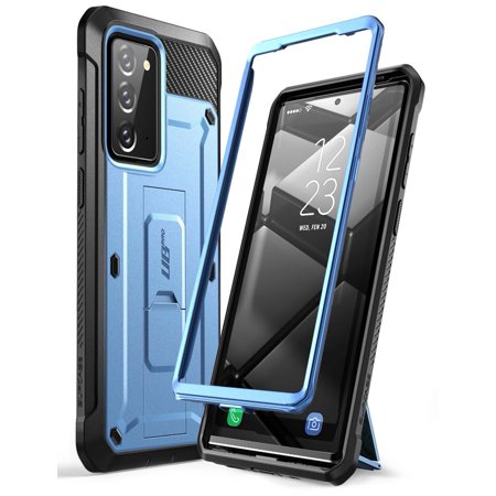0843439132436 - SUPCASE UNICORN BEETLE PRO SERIES CASE FOR SAMSUNG GALAXY NOTE 20 (2020 RELEASE), FULL-BODY RUGGED HOLSTER & KICKSTAND WITHOUT BUILT-IN SCREEN PROTECTOR (SLATE BLUE)