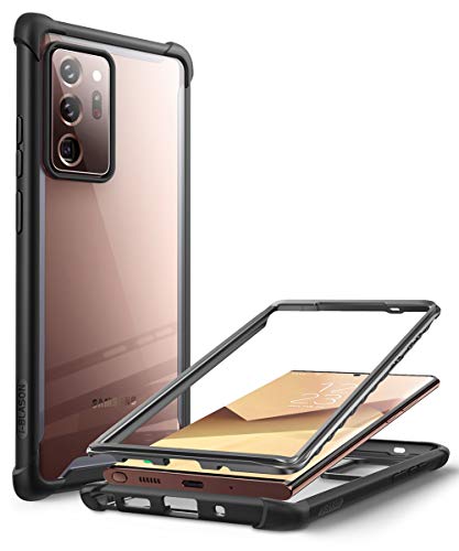 0843439132474 - I-BLASON ARES DESIGNED FOR SAMSUNG GALAXY NOTE 20 ULTRA CASE, DUAL LAYER RUGGED CLEAR CASE WITHOUT SCREEN PROTECTOR (BLACK)