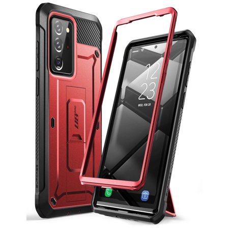 0843439132559 - SUPCASE UNICORN BEETLE PRO SERIES CASE FOR SAMSUNG GALAXY NOTE 20 ULTRA (2020 RELEASE), FULL-BODY RUGGED HOLSTER & KICKSTAND WITHOUT BUILT-IN SCREEN PROTECTOR (METALLIC RED)