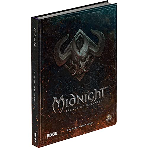8435407633452 - MIDNIGHT LEGACY OF DARKNESS ROLEPLAYING GAME | FANTASY RPG | STORYTELLING STRATEGY GAME FOR ADULTS AND TEENS | AGES 14+ | 2+ PLAYERS | MADE BY EDGE STUDIO