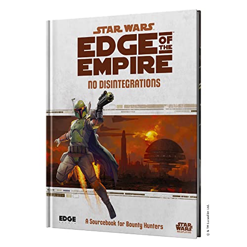 8435407637108 - STAR WARS EDGE OF THE EMPIRE NO DISINTEGRATIONS SOURCEBOOK | ROLEPLAYING GAME | STRATEGY GAME FOR ADULTS AND KIDS | AGES 10+ | 3-5 PLAYERS | AVERAGE PLAYTIME 1 HOUR | MADE BY EDGE STUDIO