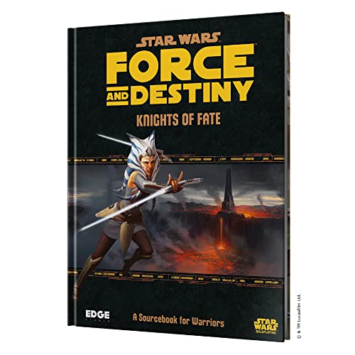 8435407637214 - EDGE STUDIO STAR WARS FORCE AND DESTINY GAME KNIGHTS OF FATE EXPANSION ROLEPLAYING GAME STRATEGY GAME FOR ADULTS AND KIDS AGES 10+ 2-8 PLAYERS AVERAGE PLAYTIME 1 HOUR MADE