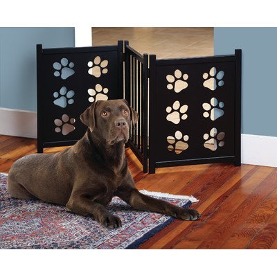 0084358046033 - ETNA PET GATE WITH PAW CUTOUTS