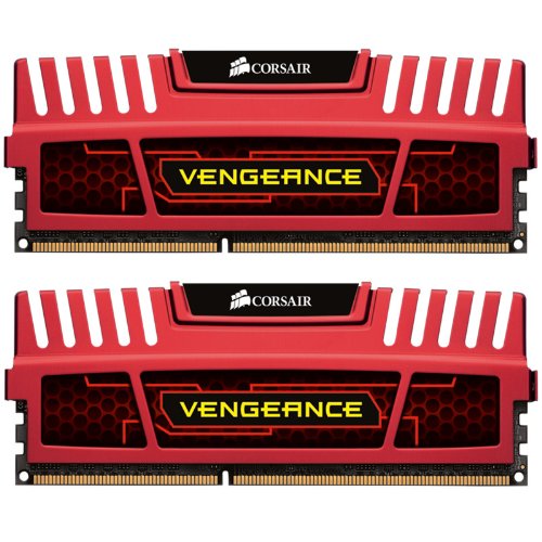 0843591024983 - CORSAIR VENGEANCE RED 16GB (2X8GB) DDR3 1600 MHZ (PC3 12800) DESKTOP MEMORY (CMZ16GX3M2A1600C10R)