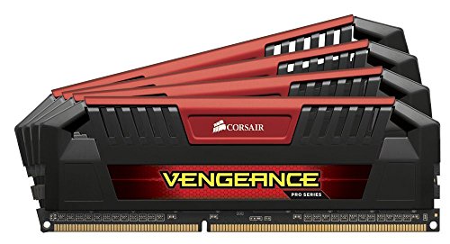 0843591042239 - CORSAIR VENGEANCE PRO 32GB (4X8GB) DDR3 1600 MHZ (PC3 12800) DESKTOP, RED 1.5V