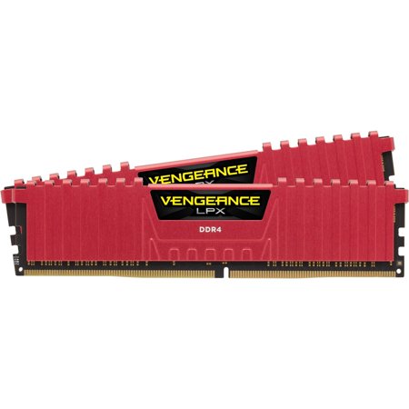 0843591069687 - CORSAIR VENGEANCE LPX 8GB DDR4 DRAM 2133MHZ C13 MEMORY RED KIT FOR SYSTEMS 8 2133 CMK8GX4M2A2133C13R RED