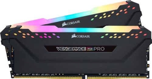 0843591082914 - CORSAIR - VENGEANCE RGB PRO 32GB (2PK X 16GB) 3200MHZ DDR4 C16 DIMM DESKTOP MEMORY - BLACK