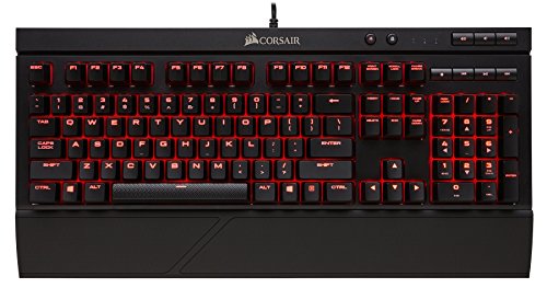 0843591094696 - CORSAIR GAMING K68 MECHANICAL KEYBOARD, BACKLIT LED, CHERRY MX RED, DUST AND SPILL RESISTANT