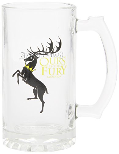 8436535273428 - OURS IS THE FURY BARATHEON JARRA CERVEZA CRISTAL GAME OF THRONES