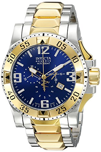 0843836002066 - INVICTA MEN'S 0206 RESERVE COLLECTION EXCURSION CHRONOGRAPH STAINLESS STEEL WATCH