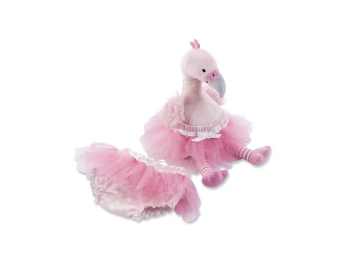 0843905049077 - BABY ASPEN, FANCY PANTS PLUSH FLAMINGO & BLOOMER FOR BABY, PINK, 0-6 MONTHS