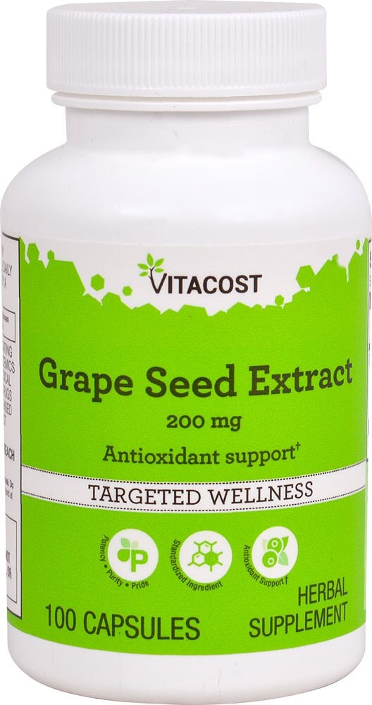0084419701772 - VITACOST GRAPE SEED EXTRACT CAPSULES 200MG