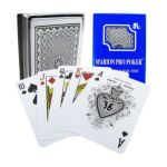 0844296012541 - PLASTIC PRO POKER 100% PLAYING CARDS BLUE