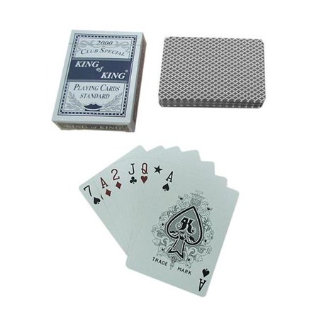 0844296034291 - 1 BLUE DECK-CLUB SPECIAL KING OF KING PLAYING CARDS