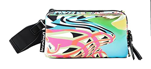 8445110386736 - DESIGUAL ACCESSORIES NYLON ACROSS BODY BAG, MATERIAL FINISHES