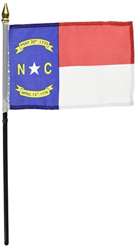0844560000557 - US FLAG STORE NORTH CAROLINA FLAG, 4 BY 6-INCH