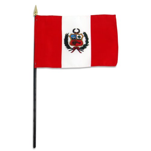 0844560003800 - US FLAG STORE PERU FLAG, 4 BY 6-INCH