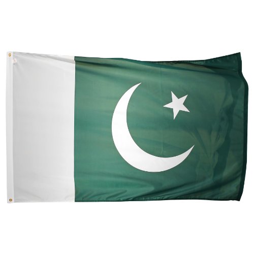 0844560003862 - US FLAG STORE SUPERKNIT POLYESTER PAKISTAN FLAG, 3 BY 5-FEET