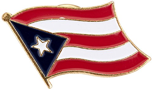 0844560011614 - US FLAG STORE BROCHE DE LAPELA COM BANDEIRA DE PORTO RICO