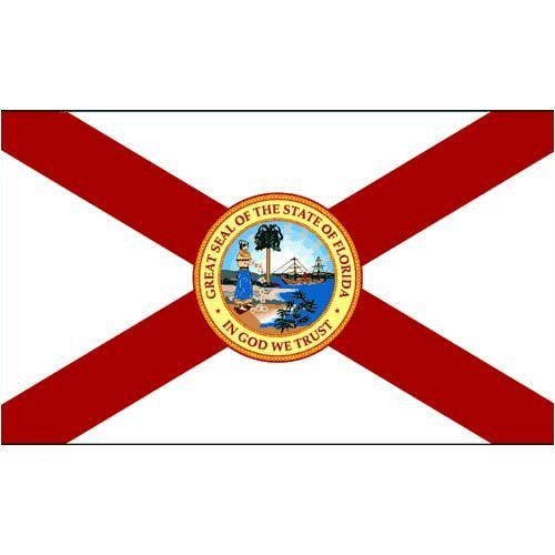 0844560025529 - FLORIDA 5FT X 8FT SPECTRAPRO FLAG