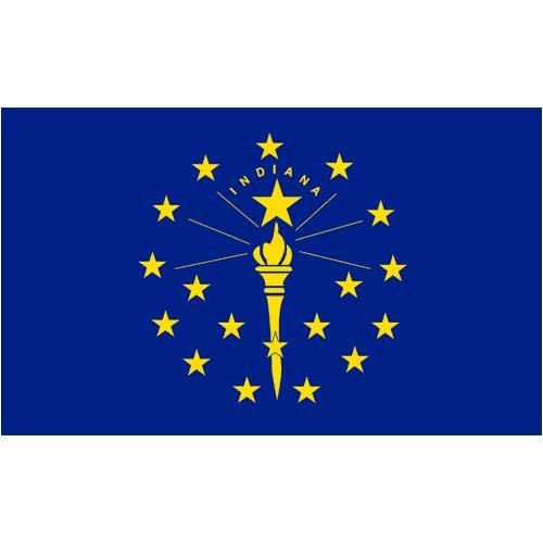 0844560025574 - INDIANA 4FT X 6FT SPECTRAPRO FLAG