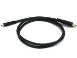 0844660036449 - MONOPRICE 3FT 30AWG HIGH SPEED HDMI CABLE - HDMI CONNECTOR TO HDMI MINI CONNECTOR - BLACK