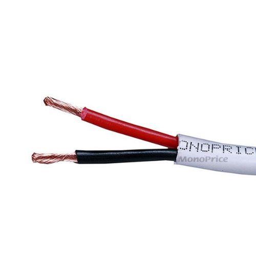 0844660040460 - MONOPRICE 250FT 18AWG CL2 RATED 2-CONDUCTOR LOUD SPEAKER CABLE (FOR IN-WALL INSTALLATION)