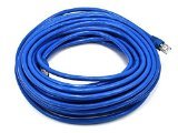 0844660059059 - MONOPRICE 50FT 24AWG CAT6A 500MHZ STP ETHERNET BARE COPPER NETWORK CABLE - BLUE