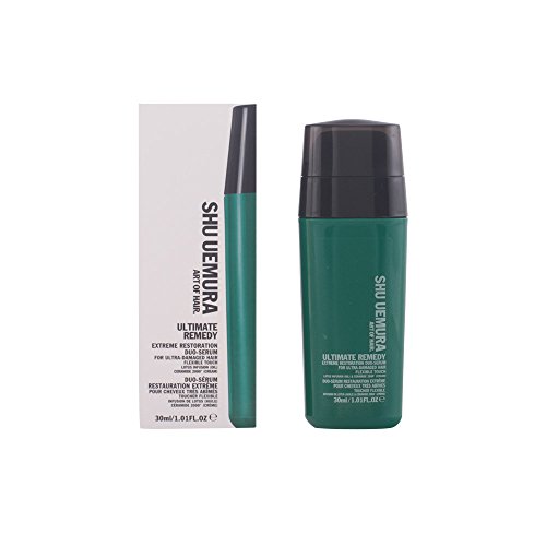 8447215110186 - SHU UEMURA ULTIMATE REMEDY EXTREME RESTORATION DUO-SERUM FOR ULTRA-DAMAGED HAIR, 1.01 OUNCE