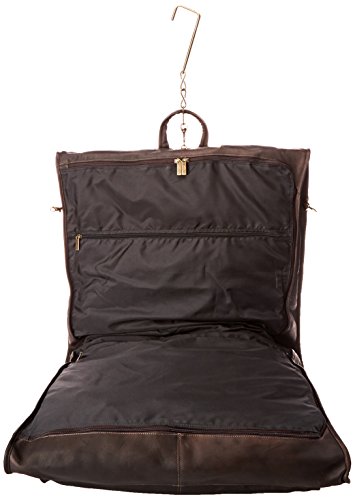 0844739016297 - DAVID KING & CO. 42 INCH GARMENT BAG DELUXE, CAFE, ONE SIZE