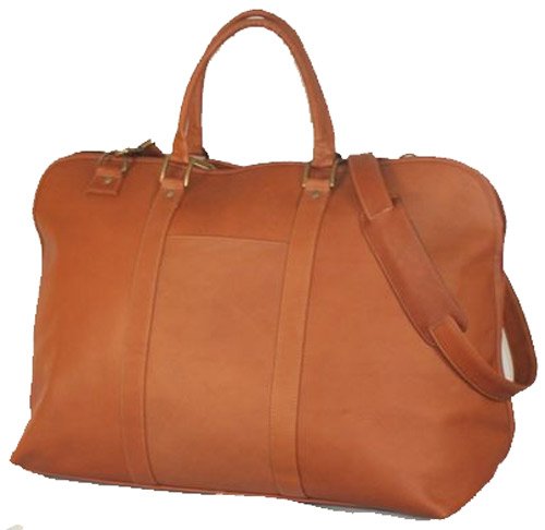 0844739016440 - DAVID KING & CO. DUFFLE WITH LARGE OPENING, TAN, ONE SIZE