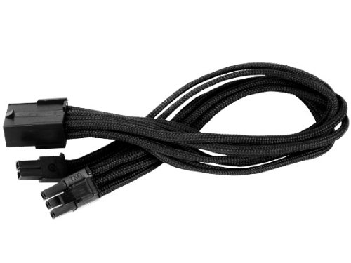 0844761009793 - SILVERSTONE TEK SLEEVED EXTENSION POWER SUPPLY CABLE WITH 1 X 8-PIN TO PCI-E 8-PIN CONNECTOR (PP07-PCIB)