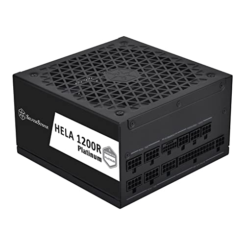 0844761025564 - SILVERSTONE TECHNOLOGY HELA 1200R PLATINUM ATX 3.0 / PCIE GEN 5 1200W FULLY MODULAR POWER SUPPLY, SST-HA1200R-PM