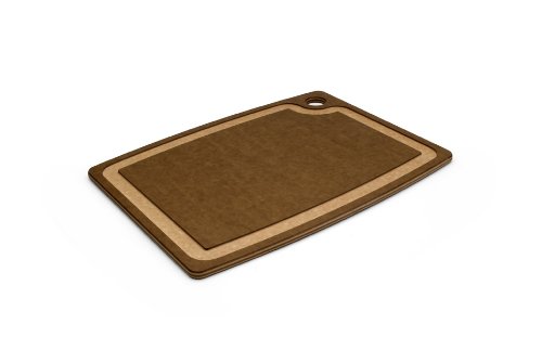 0844809000515 - EPICUREAN GOURMET SERIES 15-INCH-BY-11-INCH CUTTING BOARD WITH CASCADE EFFECT, NUTMEG WITH NATURAL CORE