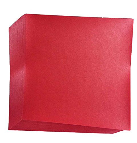 0844815002602 - RED ORIGAMI PAPER 50 SHEETS #N8287