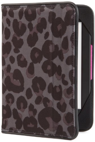0844983028756 - BUILT KINDLE SLIM FOLIO COVER FOR KINDLE AND KINDLE PAPERWHITE, SMOKEY LEOPARD