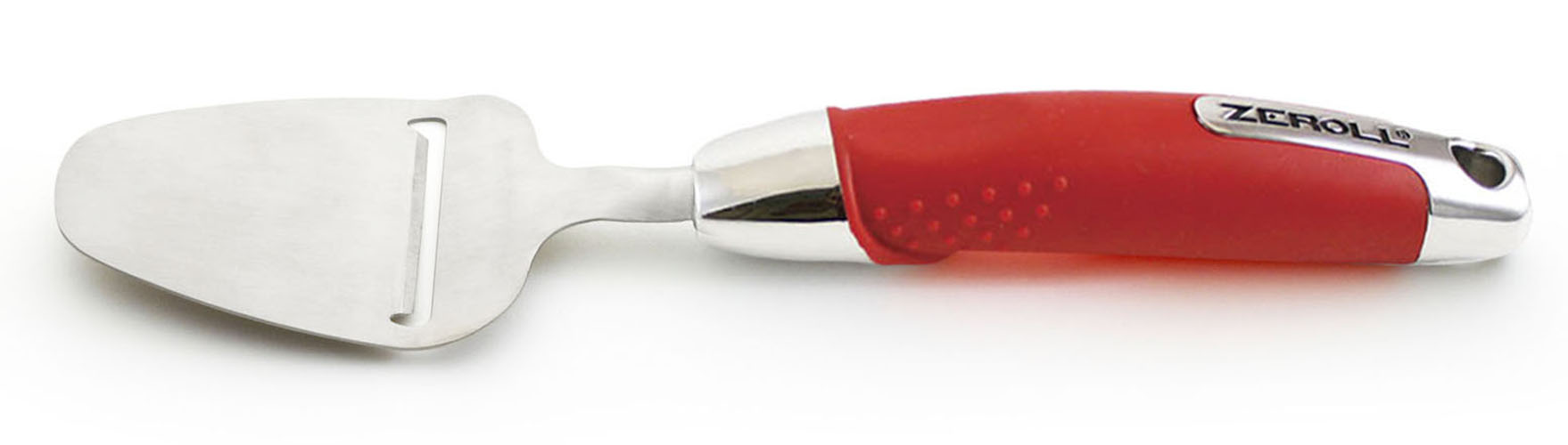 0845035008962 - USSENTIALS STAINLESS STEEL CHEESE PLANER - APPLE RED