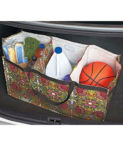 0845043029195 - RHAPSODY TRUNKSTER - COLLAPSIBLE TRUNK ORGANIZER - 3 COMPARTMENTS - 26L X 14H X 13W