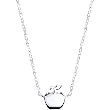 0845105200524 - WOMEN'S STERLING SILVER SNOW WHITE APPLE STATION NECKLACE